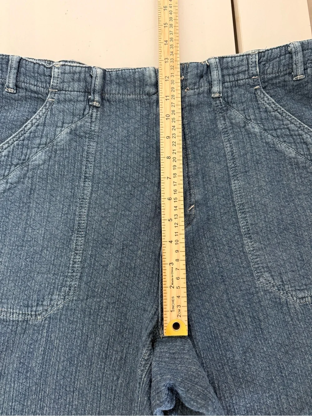 Free People We The Free Midnight Voyage Quilted Wide Leg Jeans Large